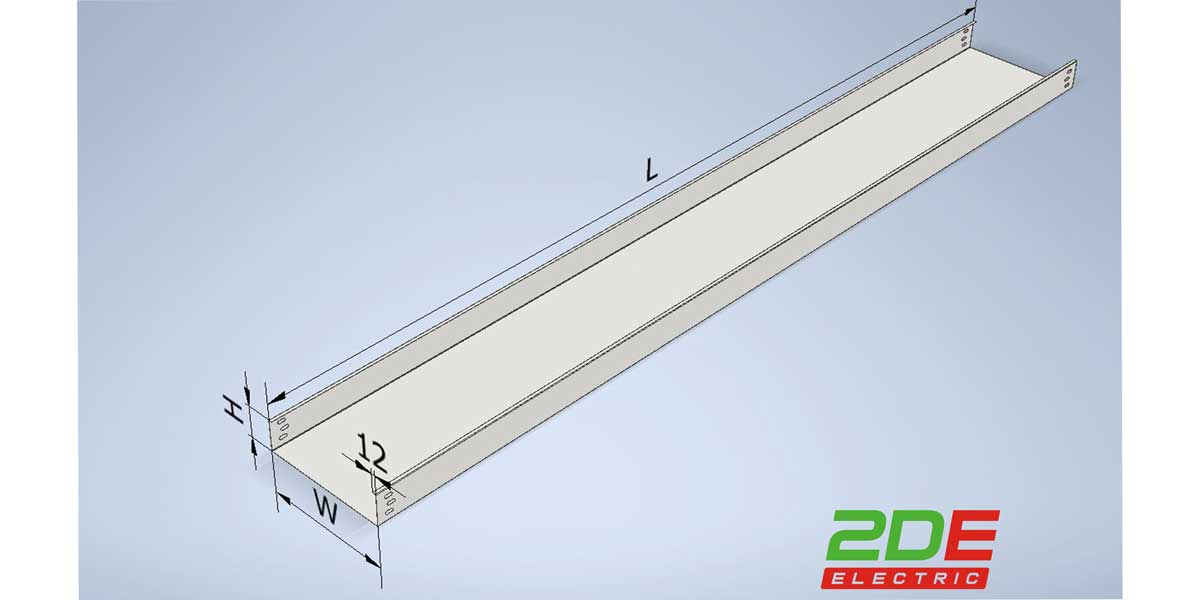 Bản vẽ thiết kế 3D máng cáp sơn tĩnh điện