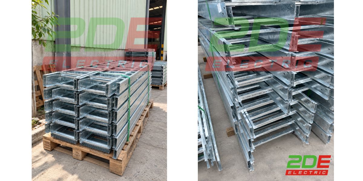 Thang cáp mạ kẽm nhúng nóng tại xưởng 2DE
