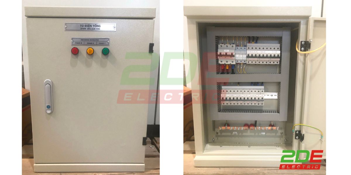 2DE cung cấp và lắp ráp hoàn thiện tủ điện từ vỏ tủ có sẵn chất lượng cao