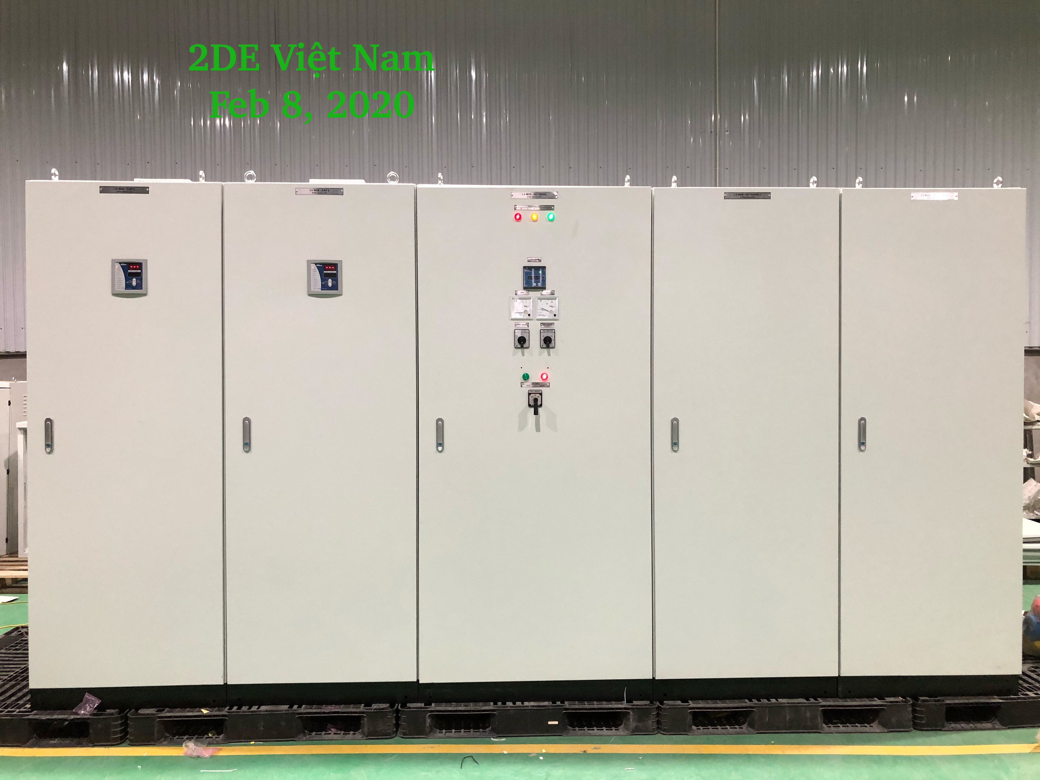 Tủ điện tổng MSB 4000A tại nhà máy 2DE